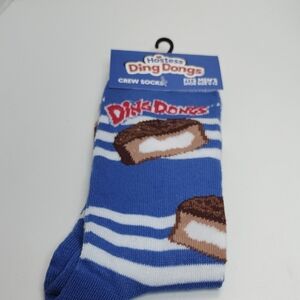 Hostess Ding Dongs Blue Crew Socks